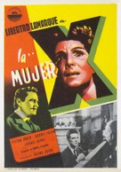 La mujer X - Spanish Movie Poster (xs thumbnail)
