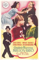 The Hardys Ride High - Spanish Movie Poster (xs thumbnail)