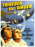 Flight for Freedom - Danish Movie Poster (xs thumbnail)