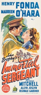 Immortal Sergeant - Australian Movie Poster (xs thumbnail)