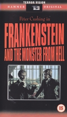 Frankenstein and the Monster from Hell - British VHS movie cover (xs thumbnail)