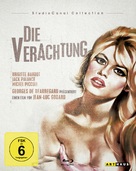 Le m&eacute;pris - German Movie Cover (xs thumbnail)