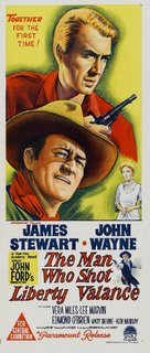 The Man Who Shot Liberty Valance - Australian Movie Poster (xs thumbnail)