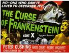 The Curse of Frankenstein - British Movie Poster (xs thumbnail)