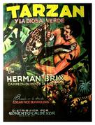 Tarzan and the Green Goddess - Mexican Movie Poster (xs thumbnail)