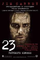 The Number 23 - Lithuanian Movie Poster (xs thumbnail)