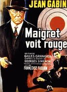 Maigret voit rouge - French Movie Poster (xs thumbnail)