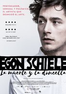 Egon Schiele: Tod und M&auml;dchen - Colombian Movie Poster (xs thumbnail)