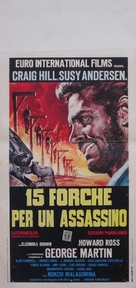 Quindici forche per un assassino - Italian Movie Poster (xs thumbnail)