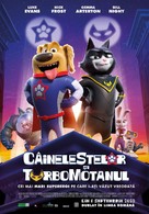 SpaceDog and TurboCat - Romanian Movie Poster (xs thumbnail)