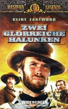 Il buono, il brutto, il cattivo - German VHS movie cover (xs thumbnail)