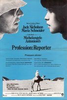 Professione: reporter - Danish Movie Poster (xs thumbnail)
