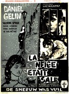 La neige &eacute;tait sale - Belgian Movie Poster (xs thumbnail)
