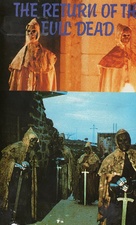 El ataque de los muertos sin ojos - Dutch VHS movie cover (xs thumbnail)