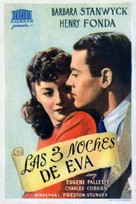 The Lady Eve - Spanish Movie Poster (xs thumbnail)