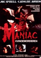 Maniac - Danish Movie Poster (xs thumbnail)