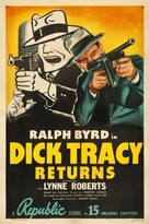 Dick Tracy Returns - Re-release movie poster (xs thumbnail)