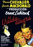 The Merry Widow - Spanish Movie Poster (xs thumbnail)