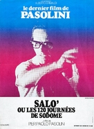 Sal&ograve; o le 120 giornate di Sodoma - French Movie Poster (xs thumbnail)