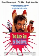 Too Much Sun - German Movie Poster (xs thumbnail)