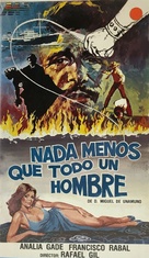Nada menos que todo un hombre - Spanish VHS movie cover (xs thumbnail)