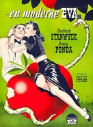 The Lady Eve - Danish Movie Poster (xs thumbnail)