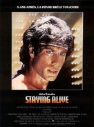 Staying Alive - French Movie Poster (xs thumbnail)