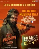 Pushpa: The Rule - Part 2 - French Movie Poster (xs thumbnail)