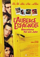 L'auberge espagnole - German Movie Poster (xs thumbnail)