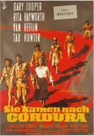 They Came to Cordura - German Movie Poster (xs thumbnail)