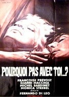 Met mijn lippen in jouw mond - French Movie Poster (xs thumbnail)