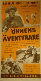 The Walking Hills - Swedish Movie Poster (xs thumbnail)