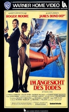 A View To A Kill - German VHS movie cover (xs thumbnail)