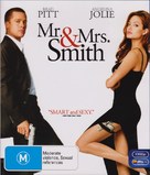 Mr. &amp; Mrs. Smith - Australian Blu-Ray movie cover (xs thumbnail)