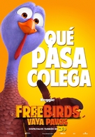 Free Birds - Spanish Movie Poster (xs thumbnail)