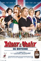 Ast&eacute;rix et Ob&eacute;lix: Au Service de Sa Majest&eacute; - Danish Movie Poster (xs thumbnail)