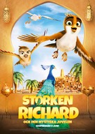 Richard the Stork and the Mystery of the Great Jewel - Swedish Movie Poster (xs thumbnail)