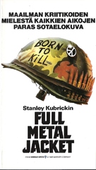 Full Metal Jacket - Finnish VHS movie cover (xs thumbnail)