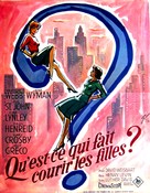 Holiday for Lovers - French Movie Poster (xs thumbnail)