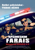 Let&#039;s Be Cops - Lithuanian Movie Poster (xs thumbnail)