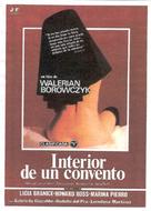 Interno di un convento - Spanish Movie Poster (xs thumbnail)