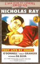 They Live by Night - French VHS movie cover (xs thumbnail)