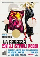 La femme aux bottes rouges - Italian Movie Poster (xs thumbnail)