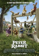 Peter Rabbit - Italian Movie Poster (xs thumbnail)