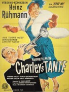 Charleys Tante - Danish Movie Poster (xs thumbnail)