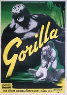 Gorilla - Swedish Movie Poster (xs thumbnail)