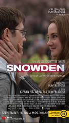 Snowden - Hungarian Movie Poster (xs thumbnail)