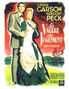The Valley of Decision - French Movie Poster (xs thumbnail)
