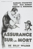 Double Indemnity - French Re-release movie poster (xs thumbnail)