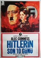 Hitler: The Last Ten Days - Turkish Movie Poster (xs thumbnail)